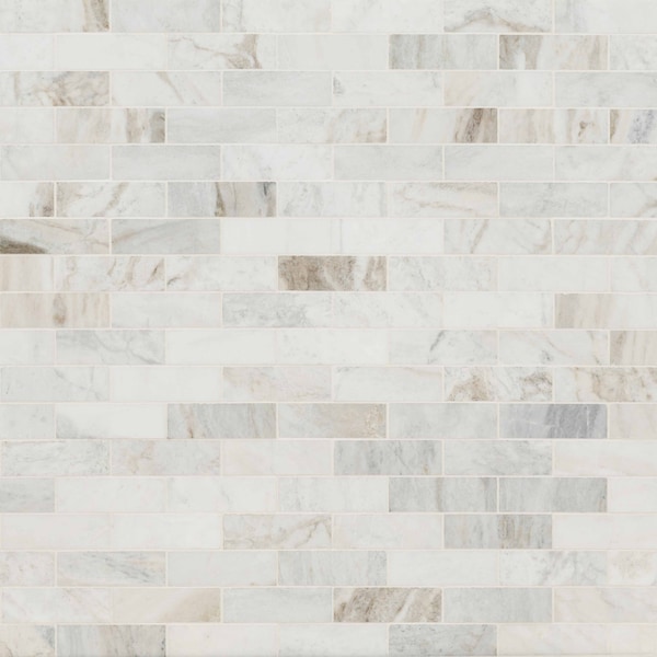 Msi Arabescato Venato White 11.73 In X 11.73 In. Honed Marble